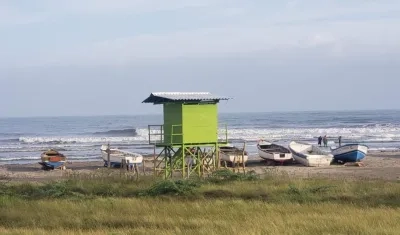 Sector donde desapareció el joven. 