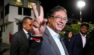 Gustavo Petro, presidente electo.