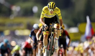 Tadej Pogacar, líder del Tour de Francia. 