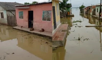 Así se encuentra el corregimiento de Bomba, en el municipio de Pedraza (Magdalena). 