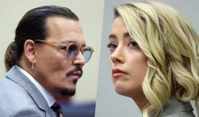 Johnny Depp y Amber Heard. 