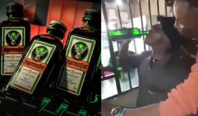 Murió al beber una botella de Jägermeister.