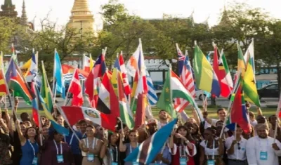 Jóvenes de todo el mundo en 'One Young World'. 