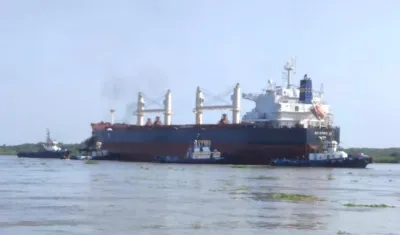 La embarcación “ST Cergue de bandera suiza que registró la emergencia.