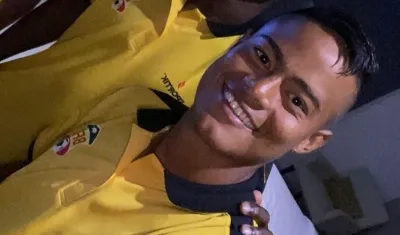 Luis Sandoval, jugador del Barranquilla. 