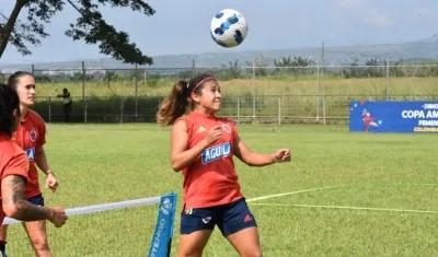 Leicy Santos, jugadora de Colombia. 