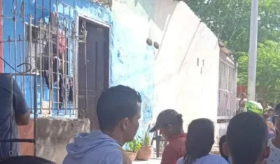 Lugar del doble homicidio en Normandía.