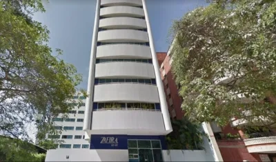 Edificio Zafira, donde ocurrió el robo. 