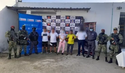 Los capturados fueron cobijados con medida de aseguramiento en centro carcelario. 