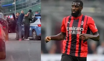 Tiemoue Bakayoko fue detenido el centro de Milán. 