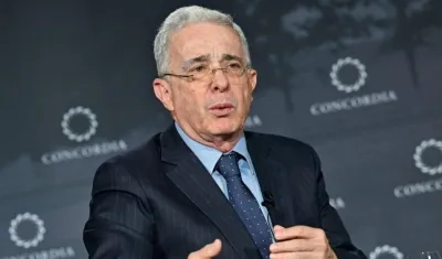 Álvaro Uribe Vélez.