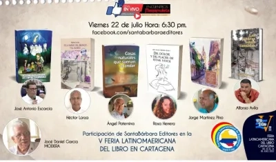 V feria latinoamericana del libro en Cartagena. 