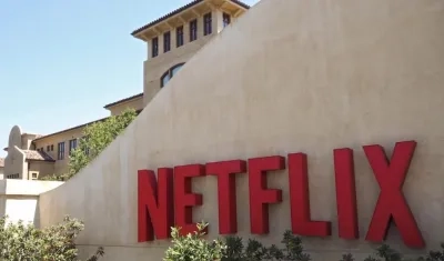 Fotografía del logotipo de Netflix.