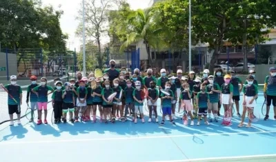Festival de Mini Tenis en Barranquilla. 