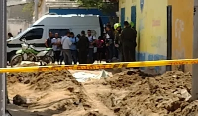 El joven quedó muerto en el lugar de los hechos. 