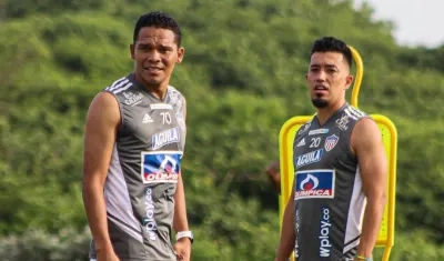 Carlos Bacca y Fernando Uribe. 