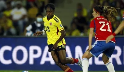Linda Caicedo, jugadora de Colombia. 