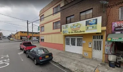 Barrio 13 de octubre de Bogotá.