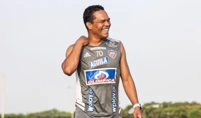 Carlos Bacca, delantero porteño. 
