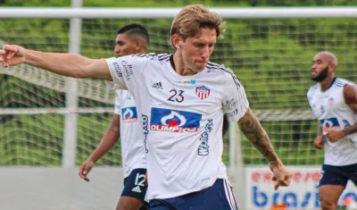 Iván Rossi, jugador de Junior. 