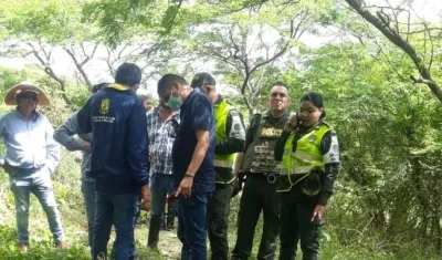 Lugar donde fue hallado.