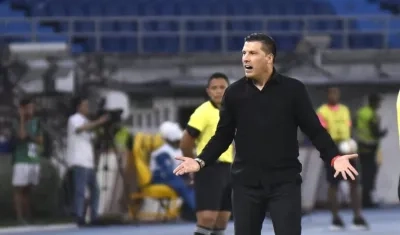 Juan Cruz Real, DT del Junior.