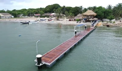 Uno de los embarcaderos puestos al servicio.