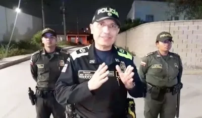 El coronel John Sepúlveda, comandante del Distrito 6 de Mebar.