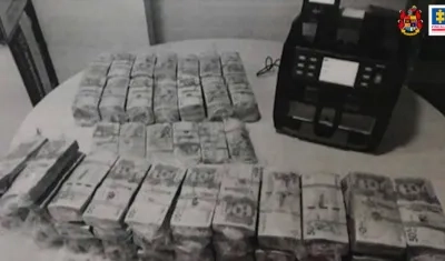 Los 1.311 millones de pesos ocultos en una caleta