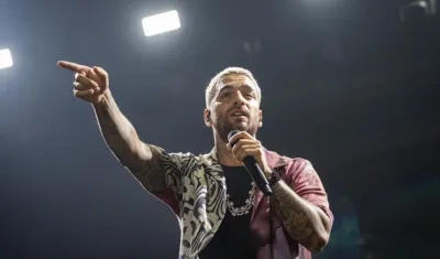Maluma, cantante de reggaetón. 