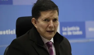 Wilson Ruiz, Ministro de Justicia.