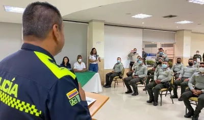 El general Luis Carlos Hernández, comandante de Mebar.