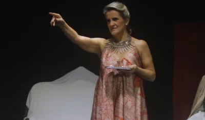 Mabel Pizarro en la obra ‘Clitemnestra’.