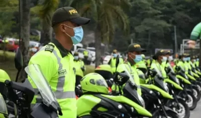Miembros de la Policía Nacional en una fotografía de archivo. 