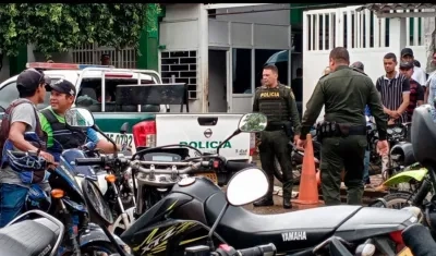 Atentado contra la Policía. 