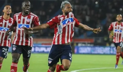 Luis 'Cariaco' González, jugador de Junior. 