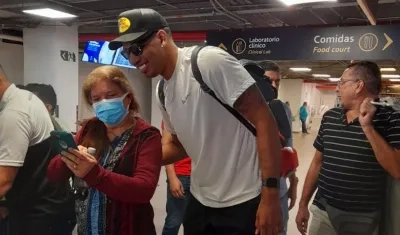 Jaime Echenique, jugador barranquillero en la NBA. 