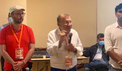 Roy Barreras en cumbre del Pacto Histórico en Santa Marta.