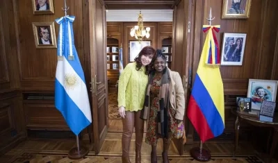Cristina Fernández y Francia Márquez.