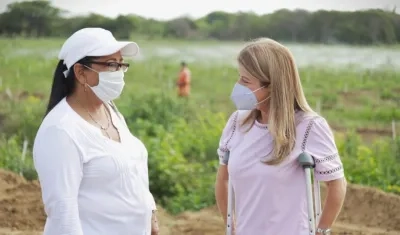 Elsa Noguera, gobernadora del Atlántico. 