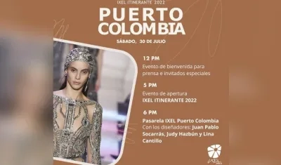 Feria de la moda en Puerto Colombia.