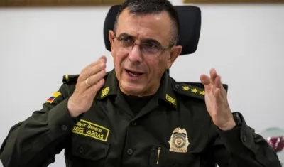 General Jorge Luis Vargas, Director de la Policía Nacional.