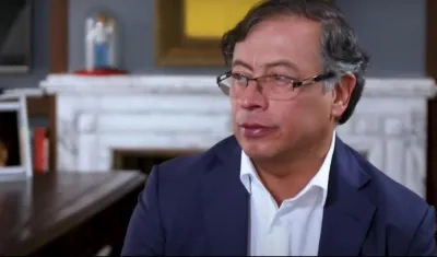 Presidente electo, Gustavo Petro. 