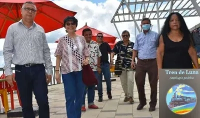 Poetas de la región Caribe estrenan su libro ‘Tren de la luna’.