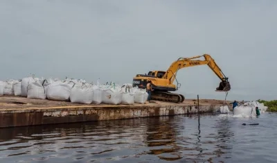Imagen de los trabajos.