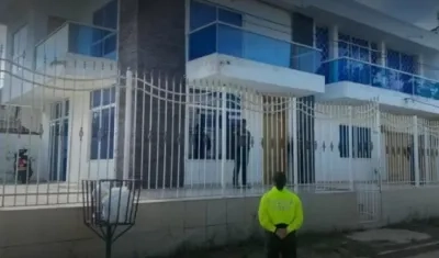 Uno de los inmuebles incautados.