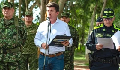 Diego Molano, Ministro de Defensa.