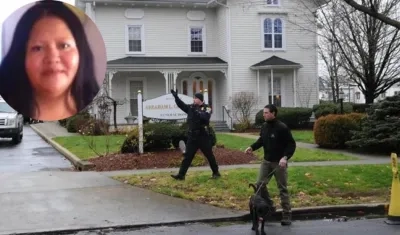 La casa en Connecticut donde vivía la familia Panjón, oriunda de Ecuador,