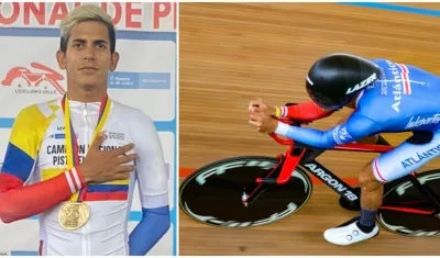 Nelson Soto, con la medalla de oro. 