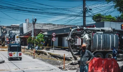 Rehabilitación de la calle 18 de Soledad. 